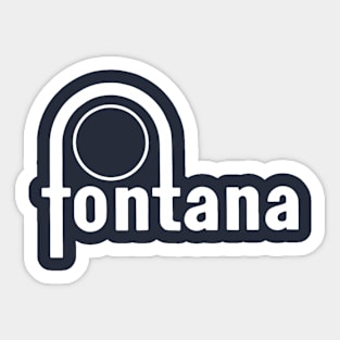 Fontana Sticker